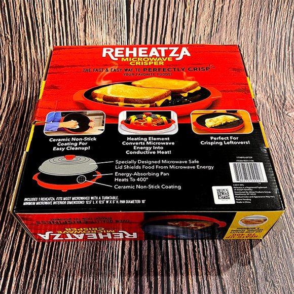 NWT Reheatza Microwave Crisper by Allstar Innovations, As Seen on TV - Picture 12 of 13